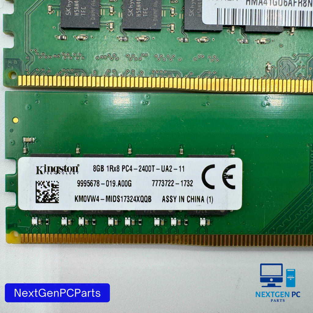Lot of 10x 8GB DDR4 2133/2400 PC4 Desktop RAM Mixed Hynix Kingston Tested