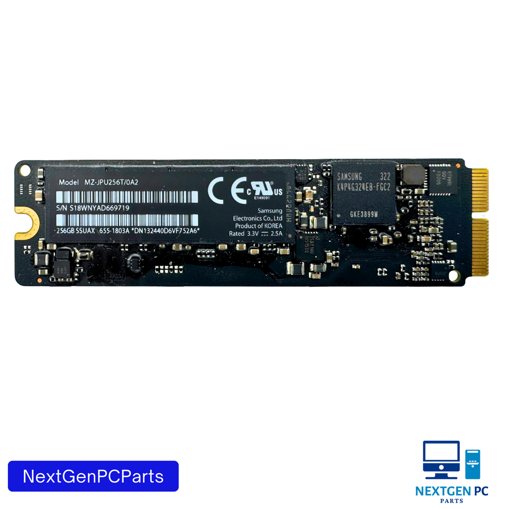 MacBook Air A1466 Samsung 256GB SSD  655-1803A MZ-JPU256T/0A2 2013 2014