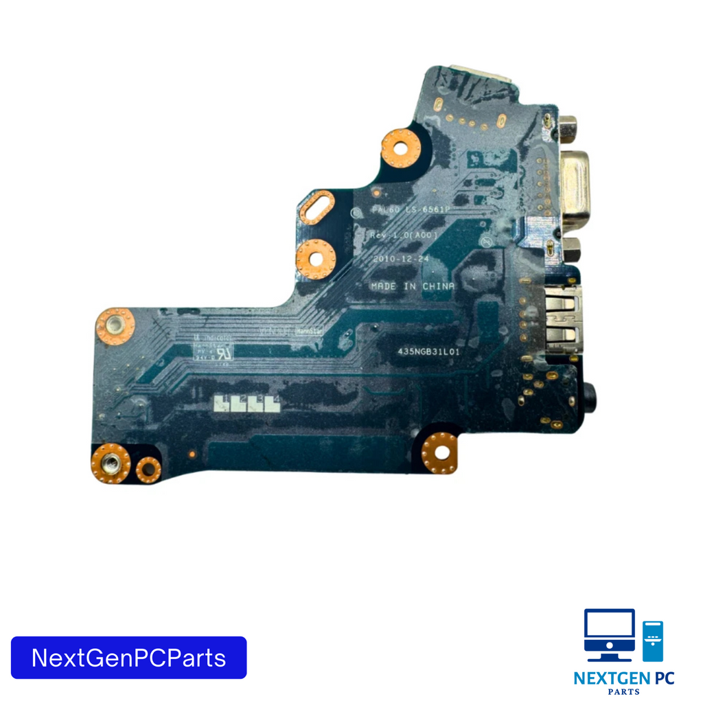 Dell Latitude E6520 Laptop VGA USB Audio IO Circuit Board