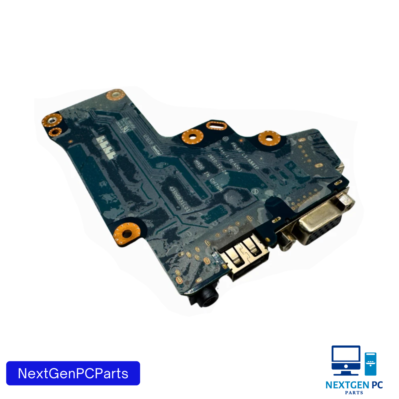 Dell Latitude E6520 Laptop VGA USB Audio IO Circuit Board