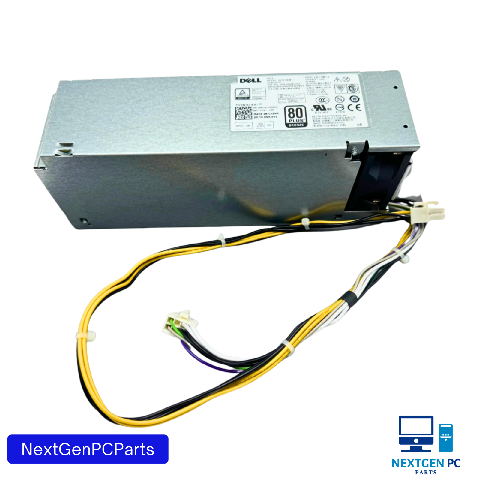 09XD51 9XD51 Dell Optiplex 3040 5040 7040 SFF 180W Power Supply D180ES-00