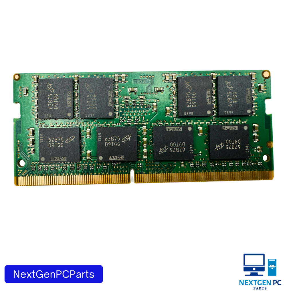 Lot of 4 – Micron 32GB (8x4GB) DDR4 Laptop Memory MTA16ATF2G64HZ Mixed Modules