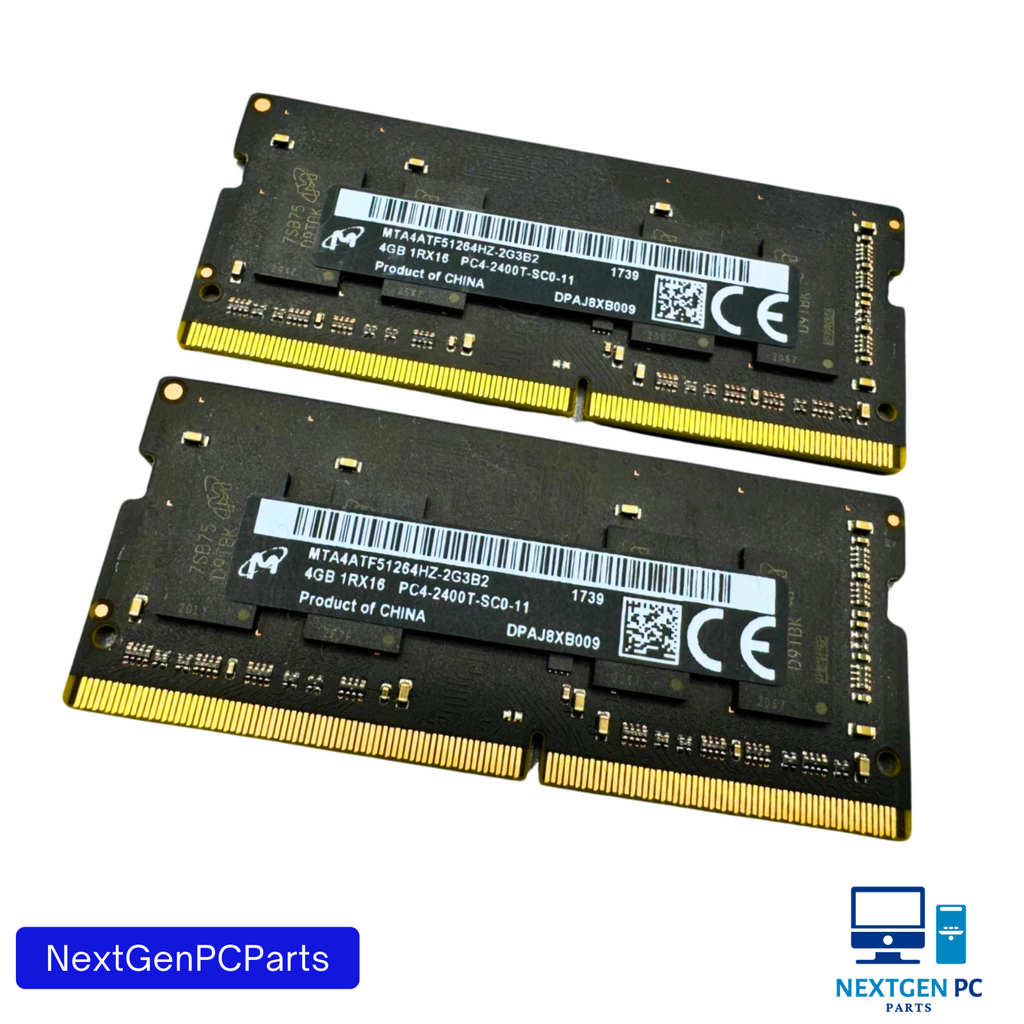 Apple Micron 8GB (2x4GB) 1Rx16 PC4 DDR4 2400MHz Memory RAM MTA4ATF51264HZ-2G3B2