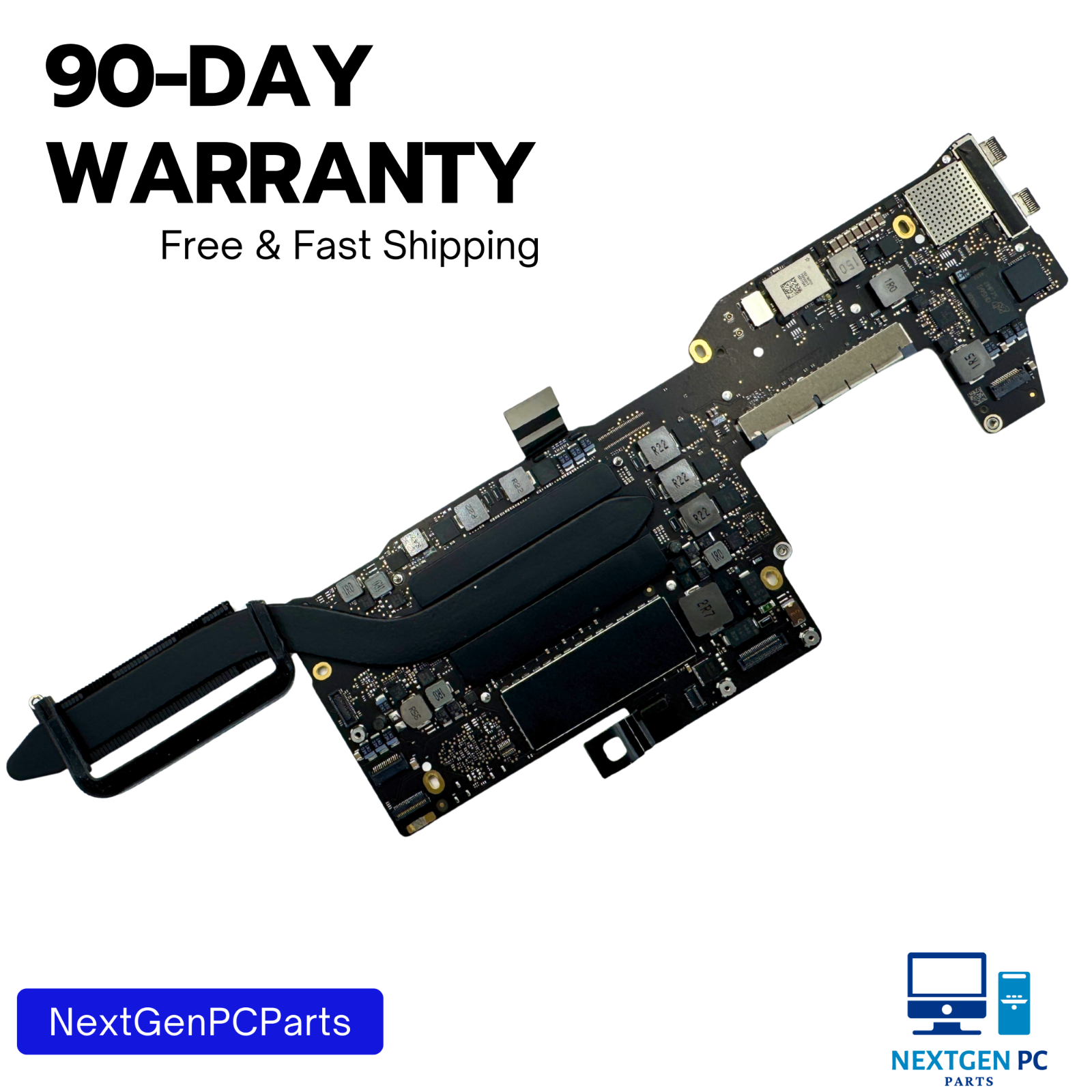 13" Mid 2017 Apple MacBook Pro A1708 Logic Board 16GB 2.3Ghz i5 820-00840-A