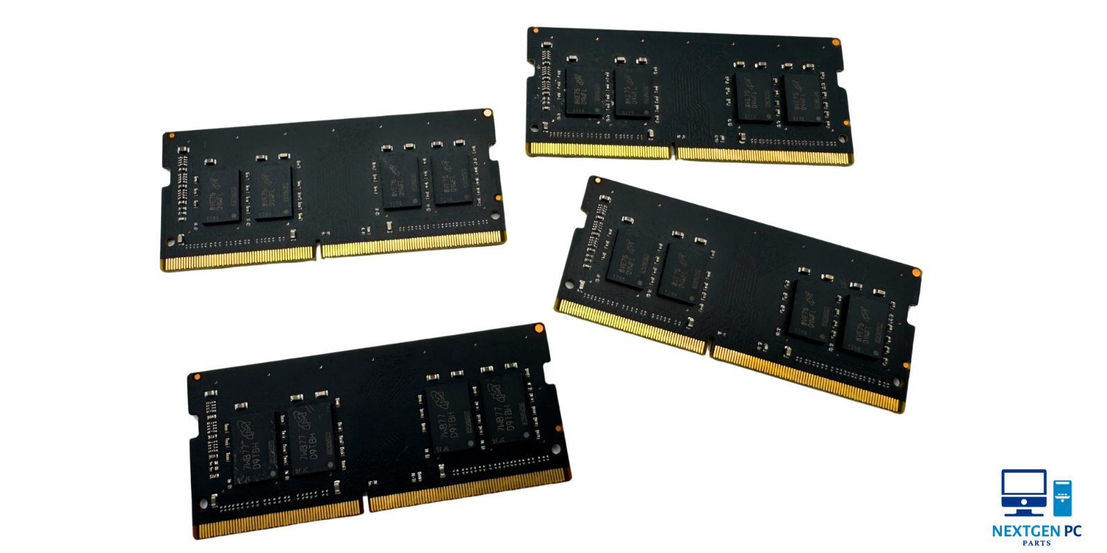 Lot of 4 Micron 8GB DDR4 iMac MacBook RAM PC4-2400T 1Rx8 MTA8ATF1G64HZ-2G3E1