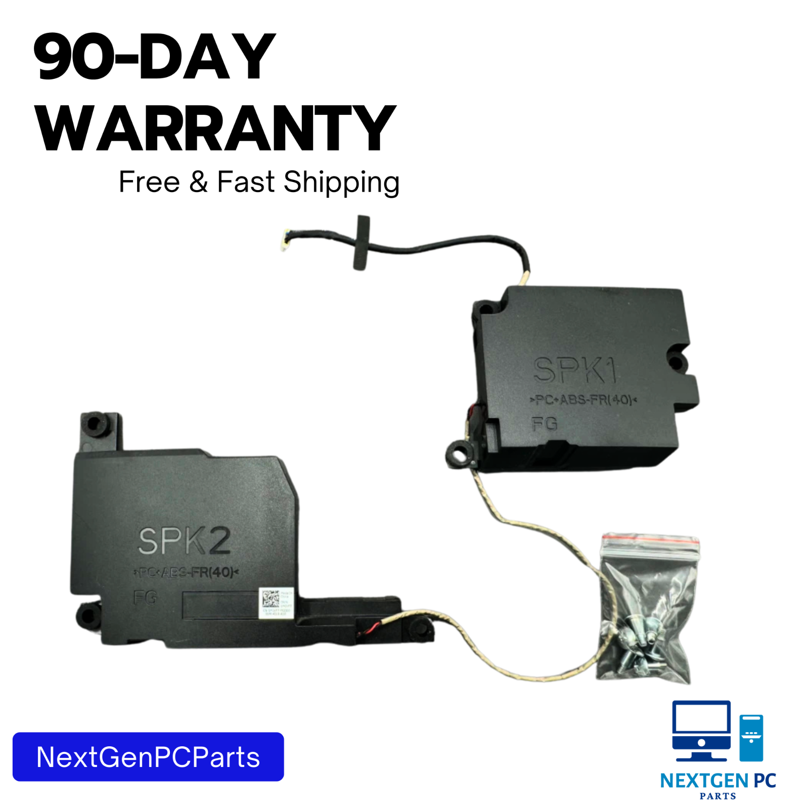 Genuine Dell OptiPlex 7460 7470 AIO Internal Speaker Set Left + Right M0VF7