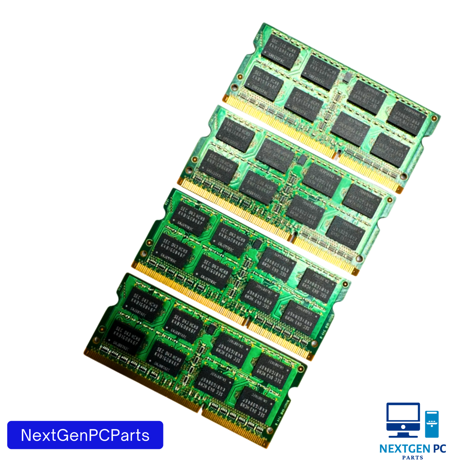 Samsung 8GB (4x2GB) 2Rx8 PC3-10600S DDR3 Laptop Memory RAM M471B5673FH0-CH9