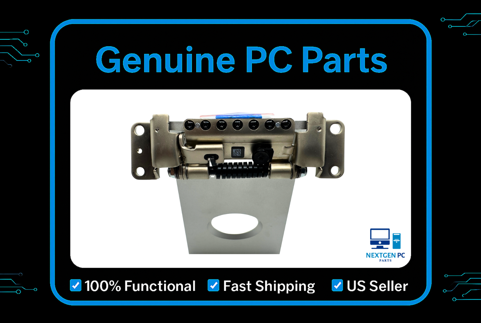 Apple iMac 21.5" A1418 Desktop Aluminum Foot Stand w Hinge & Screws
