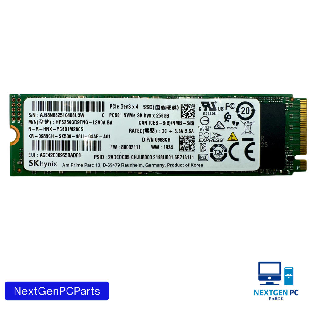 SK Hynix 256GB NVMe PCIe Gen3 x4 M.2 2280 SSD HFS256GD9TNG Tested Fast Drive