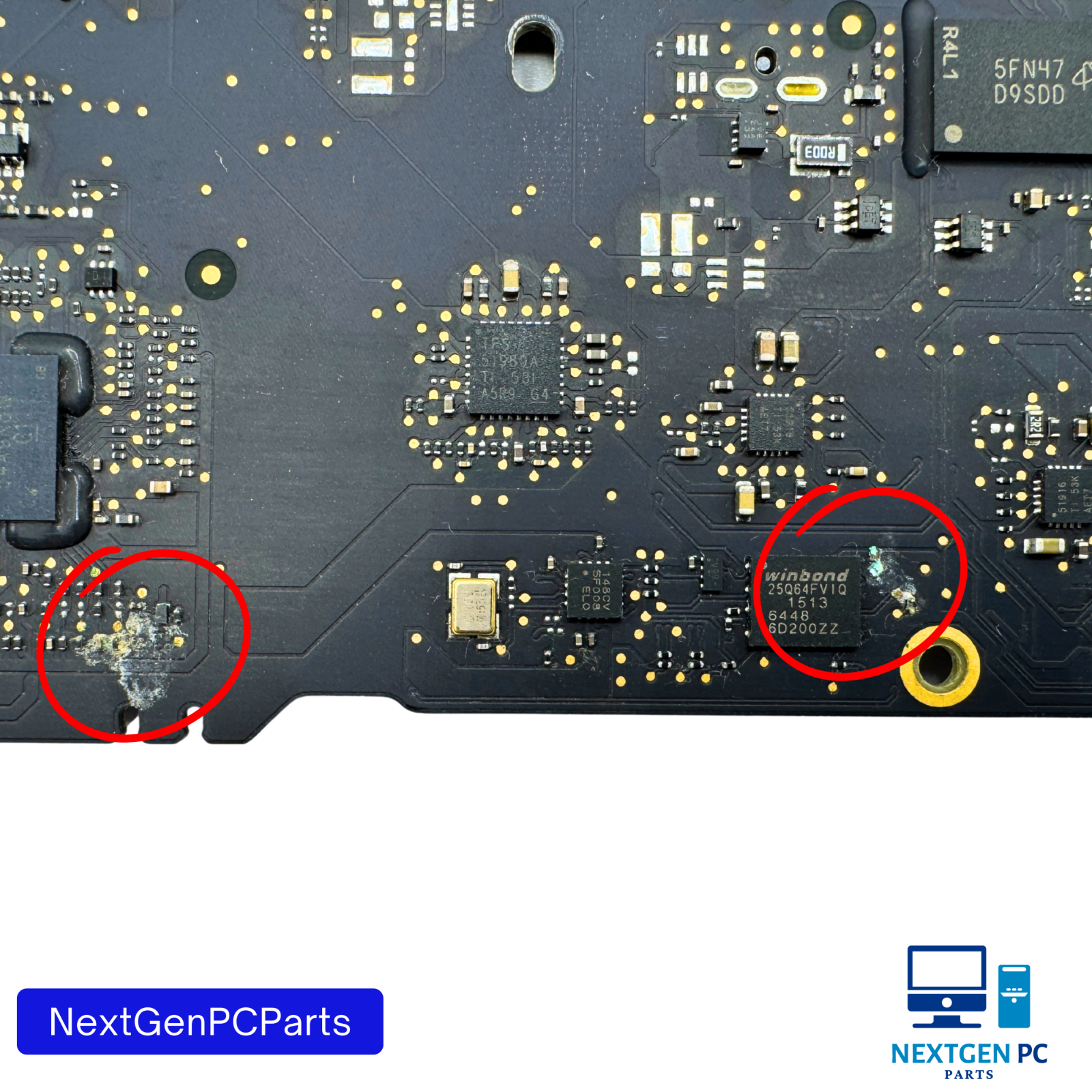 MacBook Air A1466 13" 2015 Logic Board i5-5350U 1.6GHz 4GB 820-00165-A AS-IS