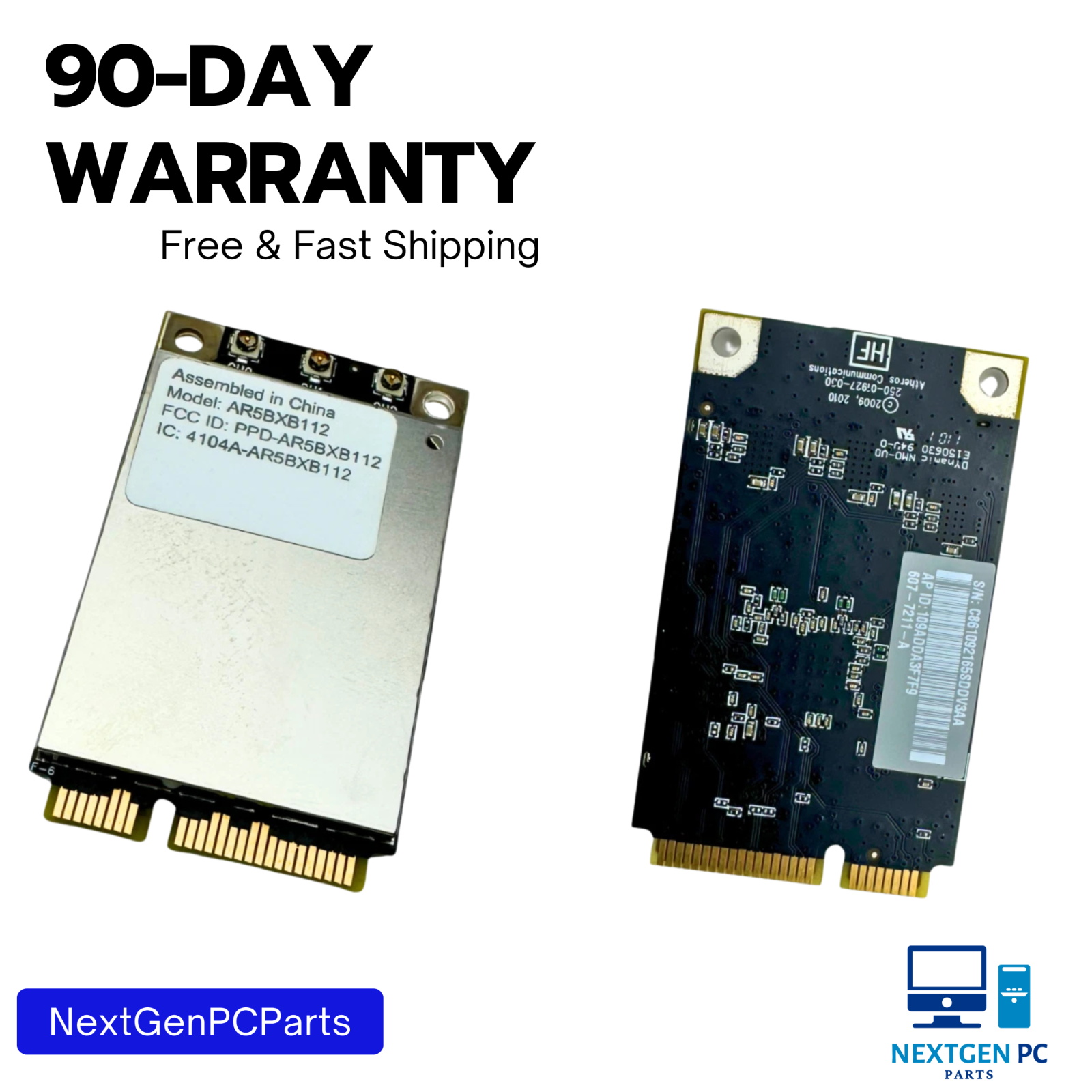 Apple iMac A1312 2011 WiFi Card AR5BXB112 607-7211-A 450Mbps AirPort Wireless
