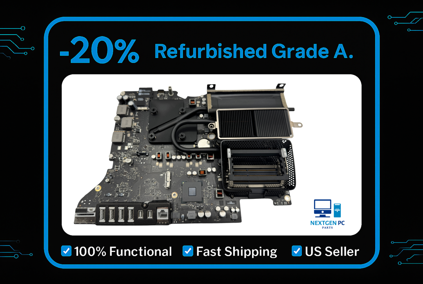 2012 iMac 27" A1419 Logic Board (2.9GHz i5, Nvidia GeForce GTX 660M 512MB)