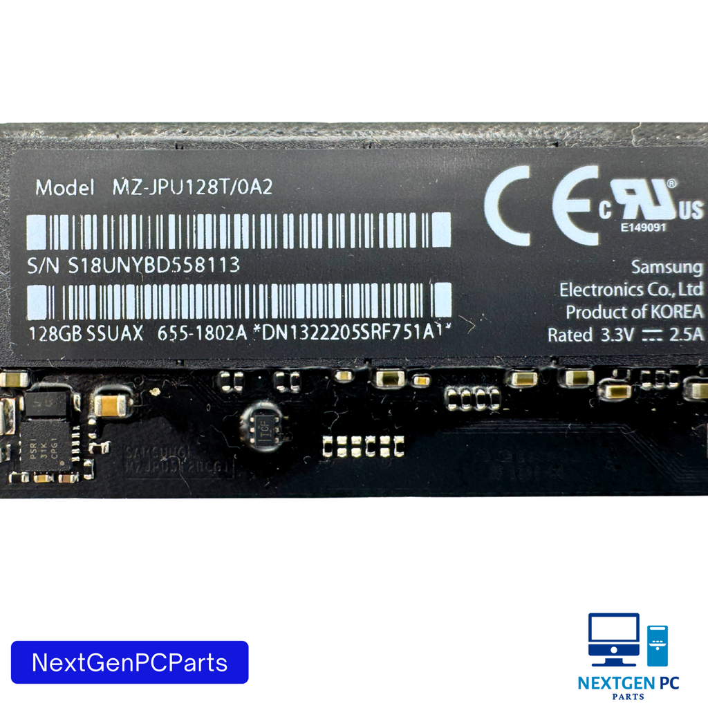 MacBook Air A1466 MD760LL/A 128Gb SSD Solid State Drive MZ-JPU128T/0A2 655-1802A