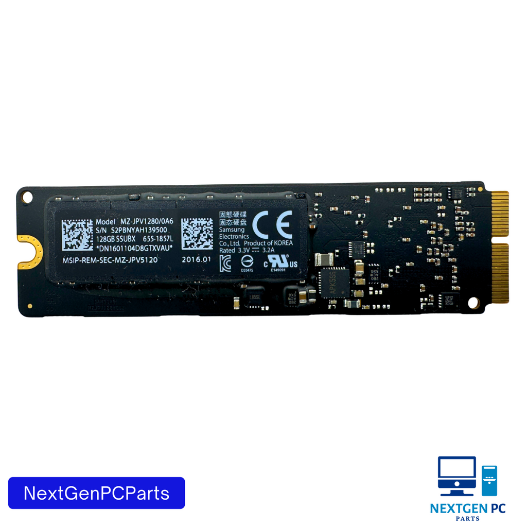 Apple Samsung 128GB SSD MZ-JPV1280/0A6 655-1857L 655-1858L MacBook iMac 2015 2017