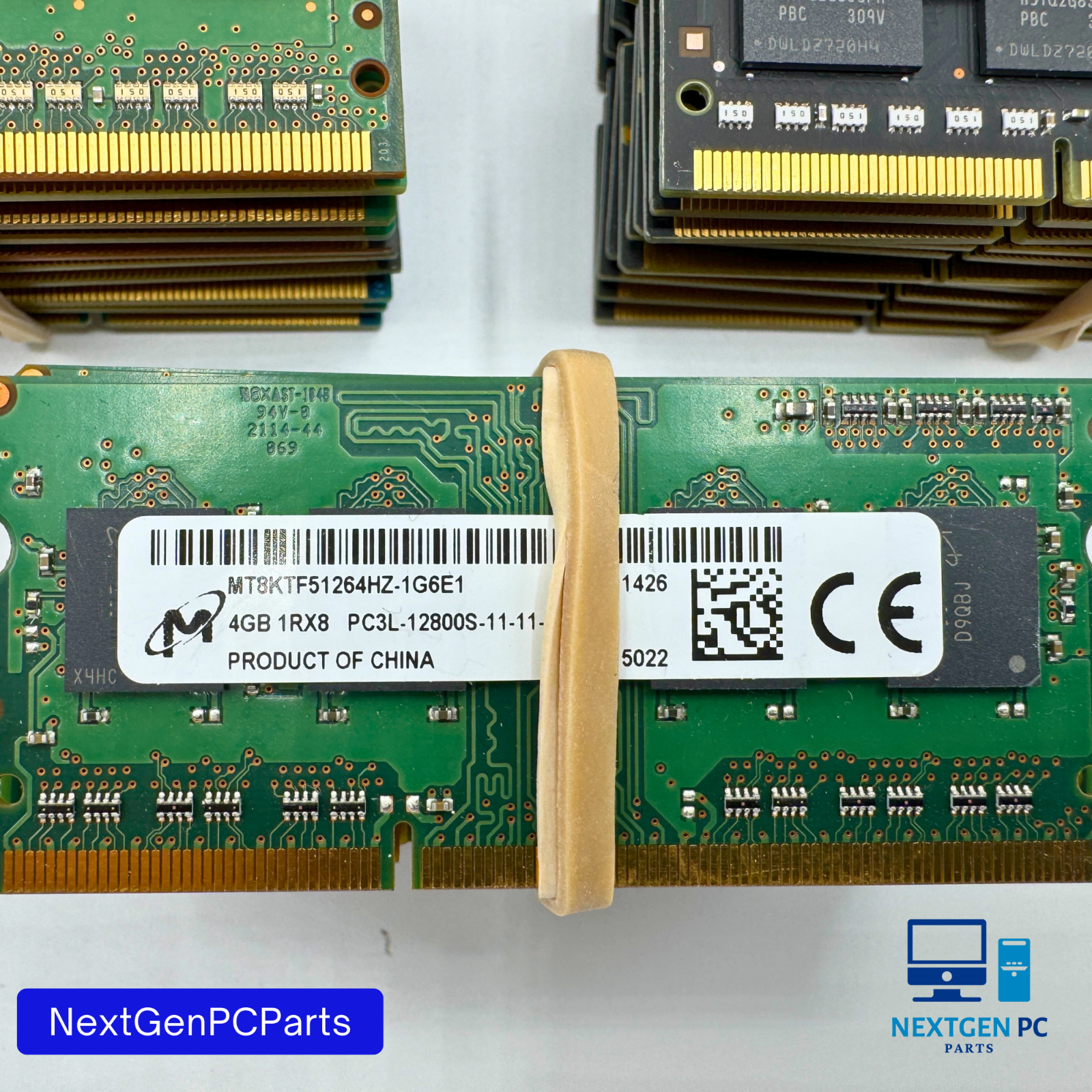 Lot of 50 Mixed 4GB DDR3 SO-DIMM Laptop RAM PC3-8500S 10600S 12800S