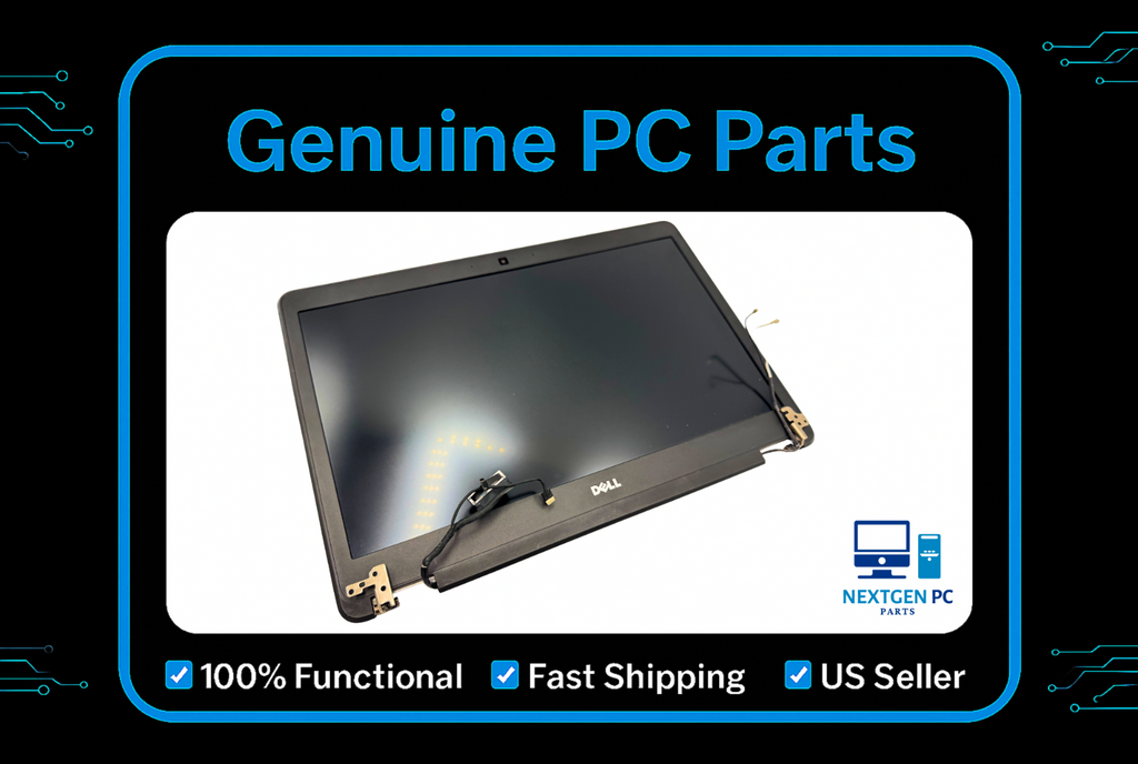 Dell Latitude E7440 14" LCD Screen Assembly Silver Complete