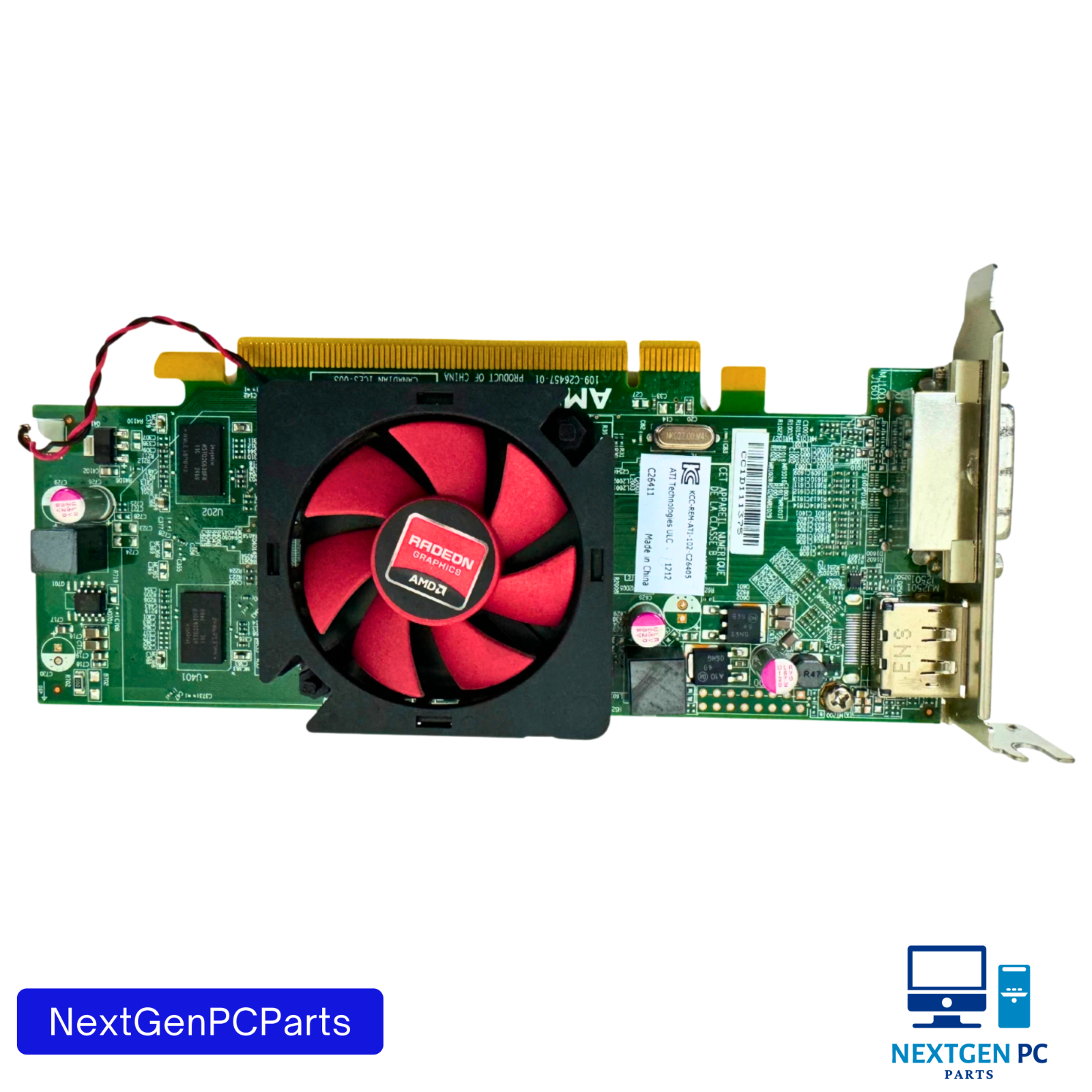 AMD Radeon HD 7470 1GB GDDR3 PCIe x16 Low Profile GPU 109-C26457-01 Tested