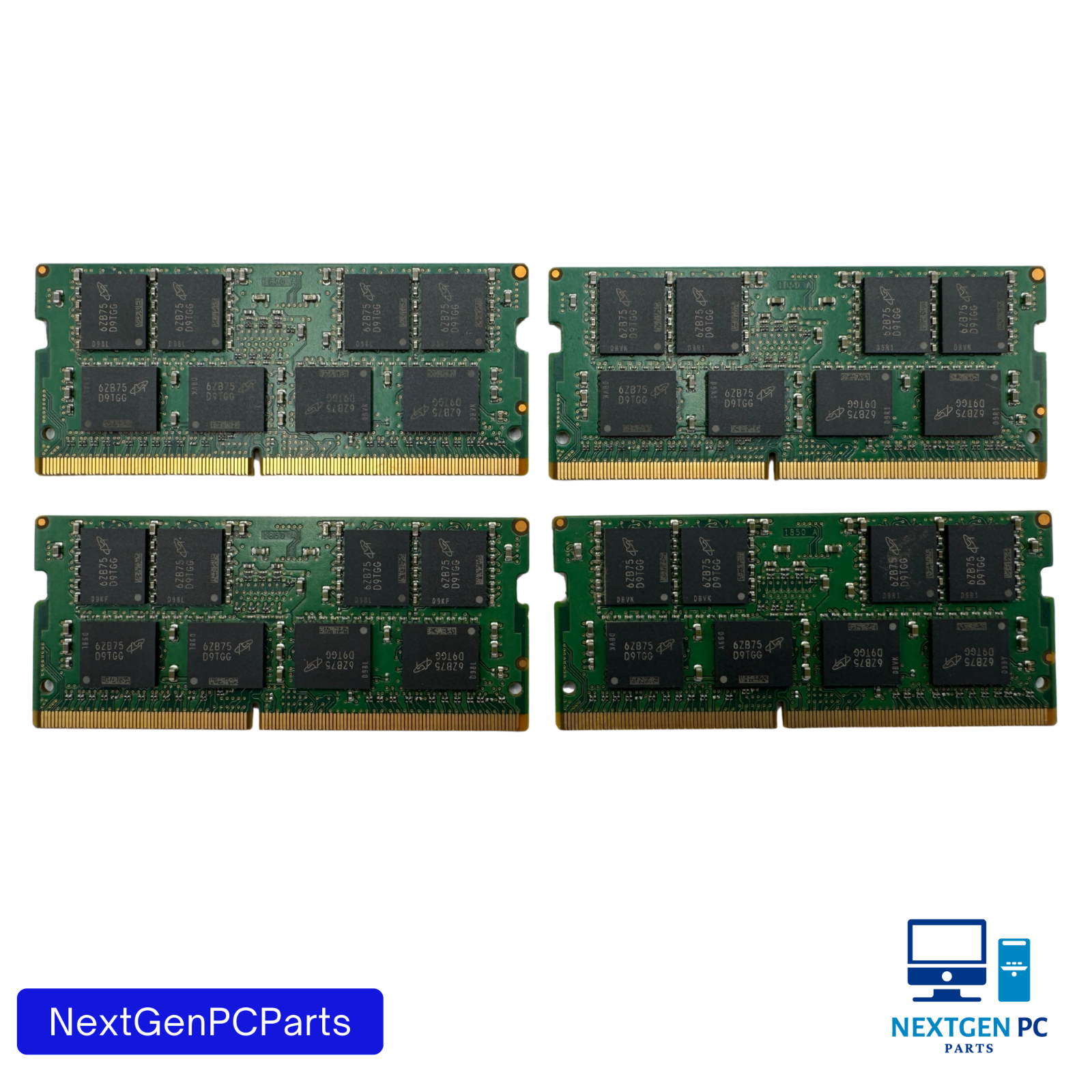 Micron 32GB (4X8) 8GB 2RX8 PC4-2133P-SB1-11 RAM Laptop Memory RAM