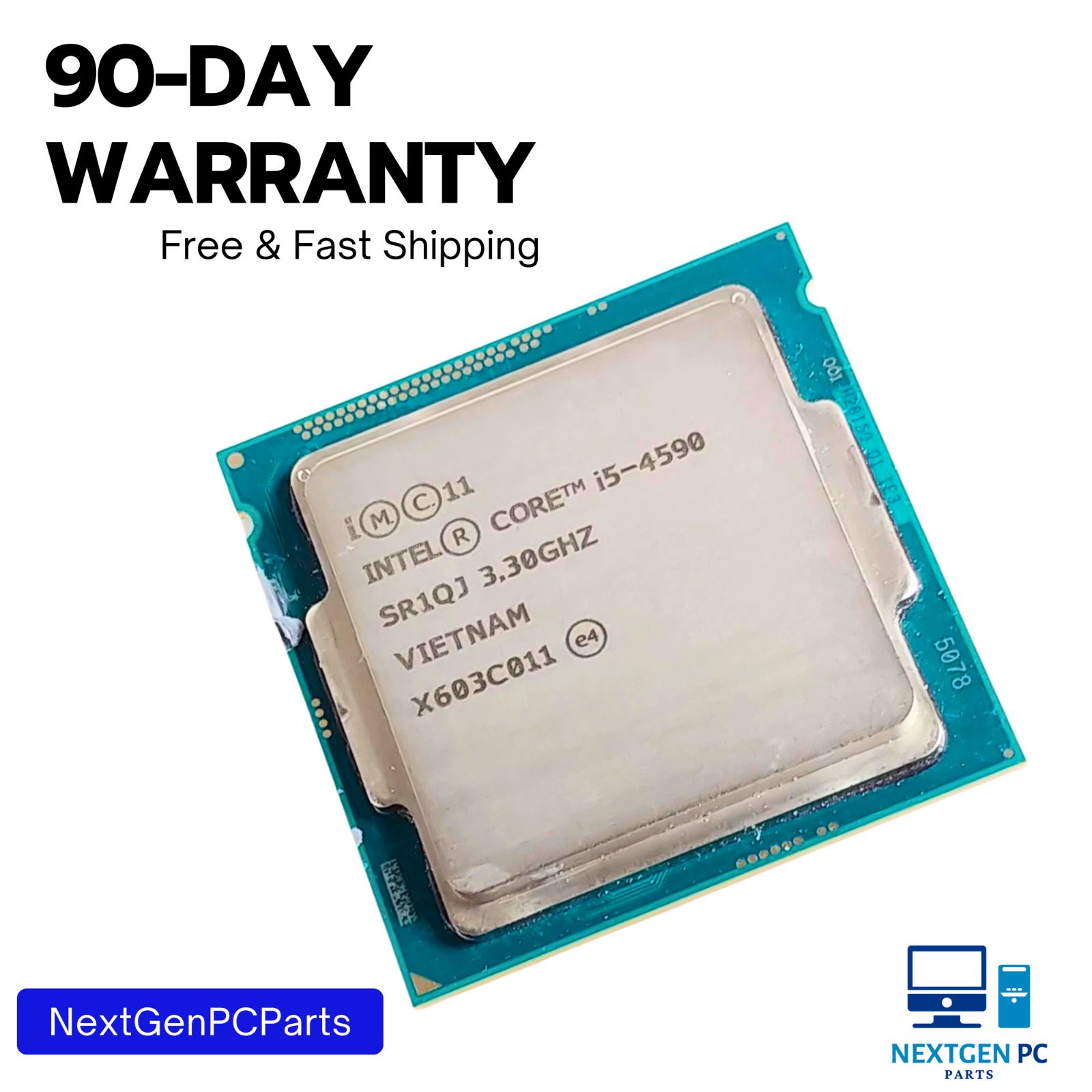 Intel Core i5-4590 3.3GHz 4-Core CPU Processor SR1QJ LGA1150 – Tested