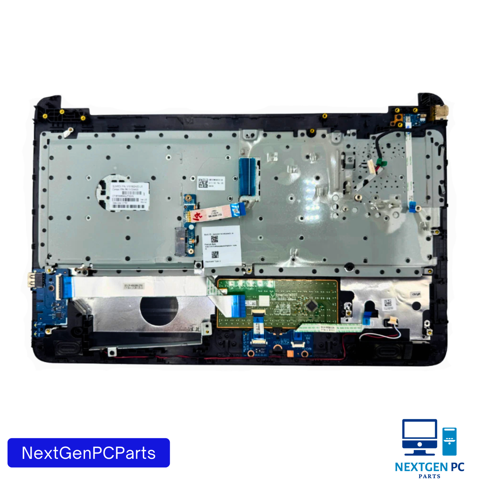 HP 255 G5 15.6" OEM Palmrest Assembly w/ Keyboard & Touchpad – Tested