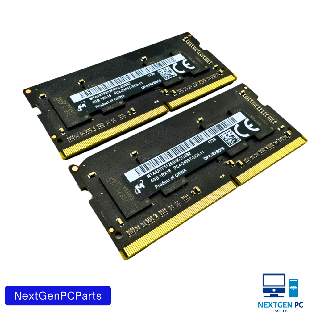 Apple Micron 8GB (2x4GB) 1Rx16 PC4 DDR4 2400MHz Memory RAM MTA4ATF51264HZ-2G3B2