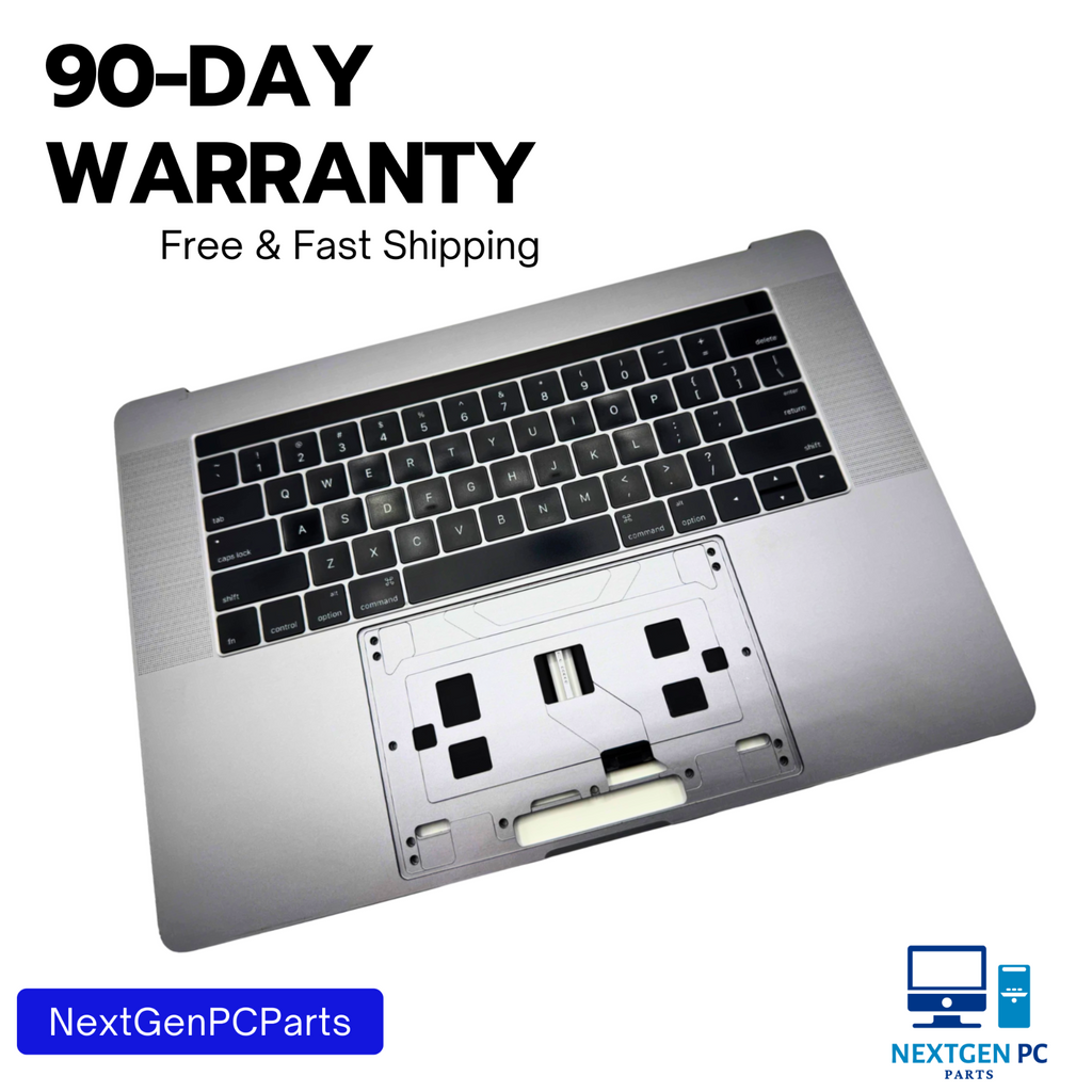 Apple MacBook Pro 15" A1707 2016 Space Gray Keyboard Bottom Case & Battery OEM