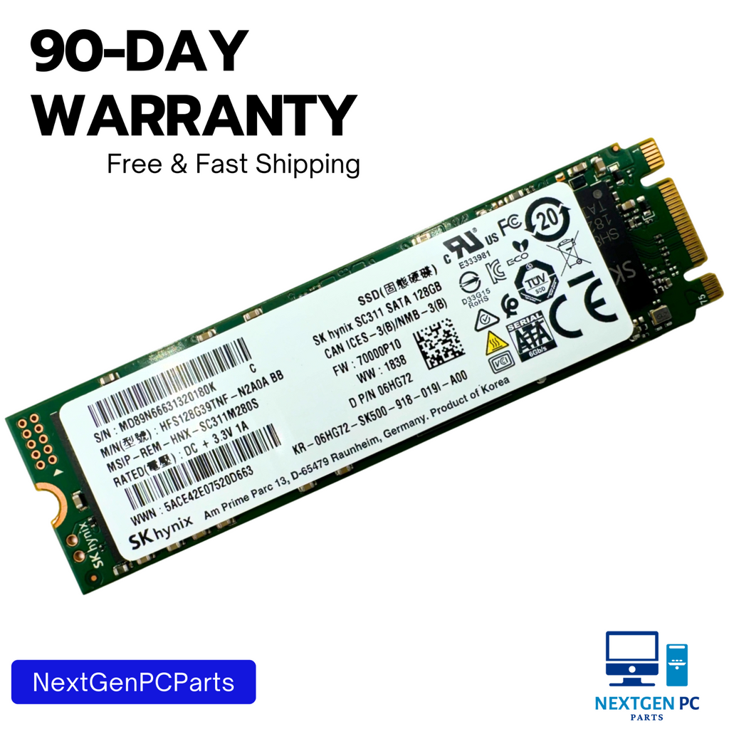 Dell SK Hynix 128GB M.2 2280 SATA SSD SC311 HFS128G39TNF-N2A0A 06HG72