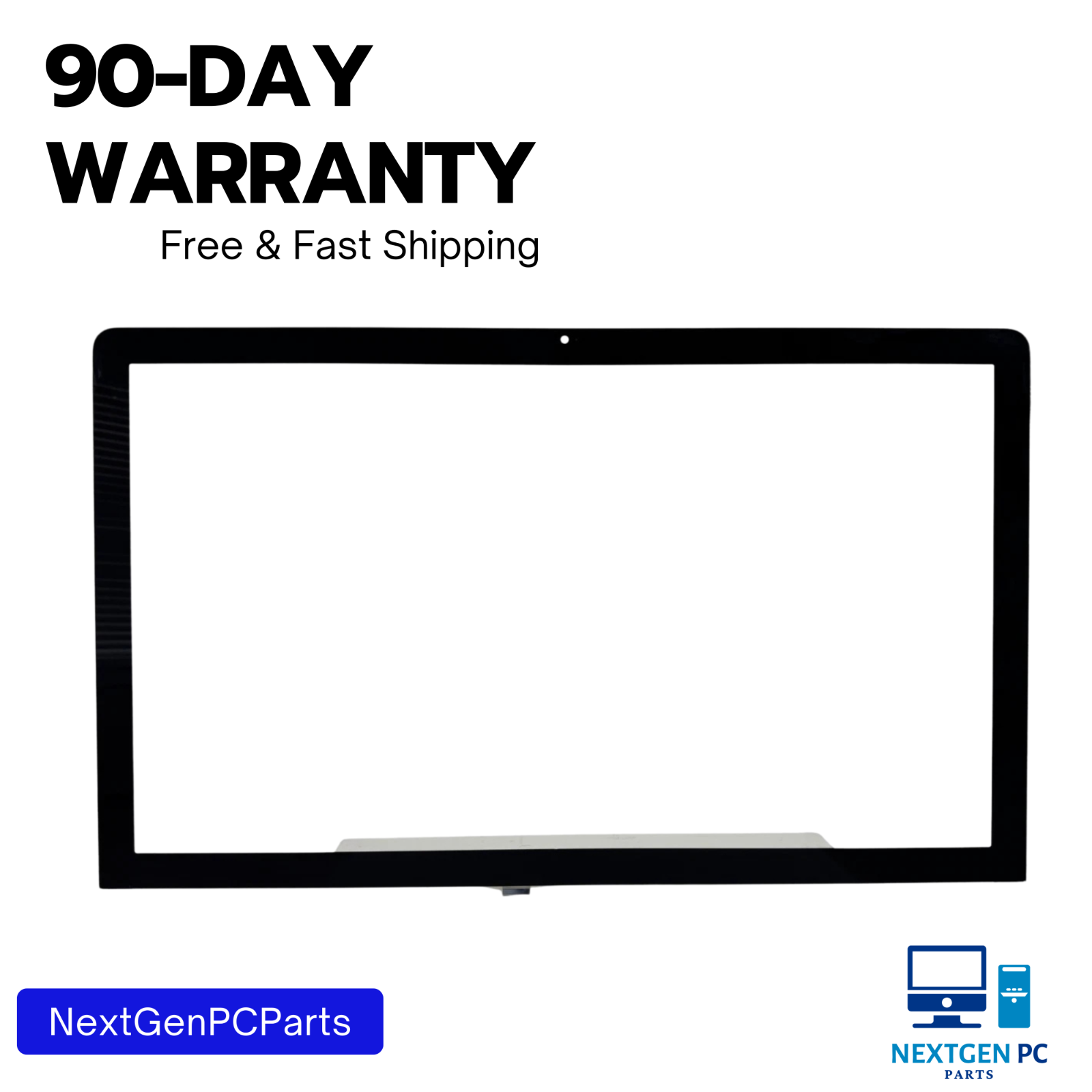 Apple iMac 27" A1312 Front Glass Panel 2009 2010 2011 Genuine Cover
