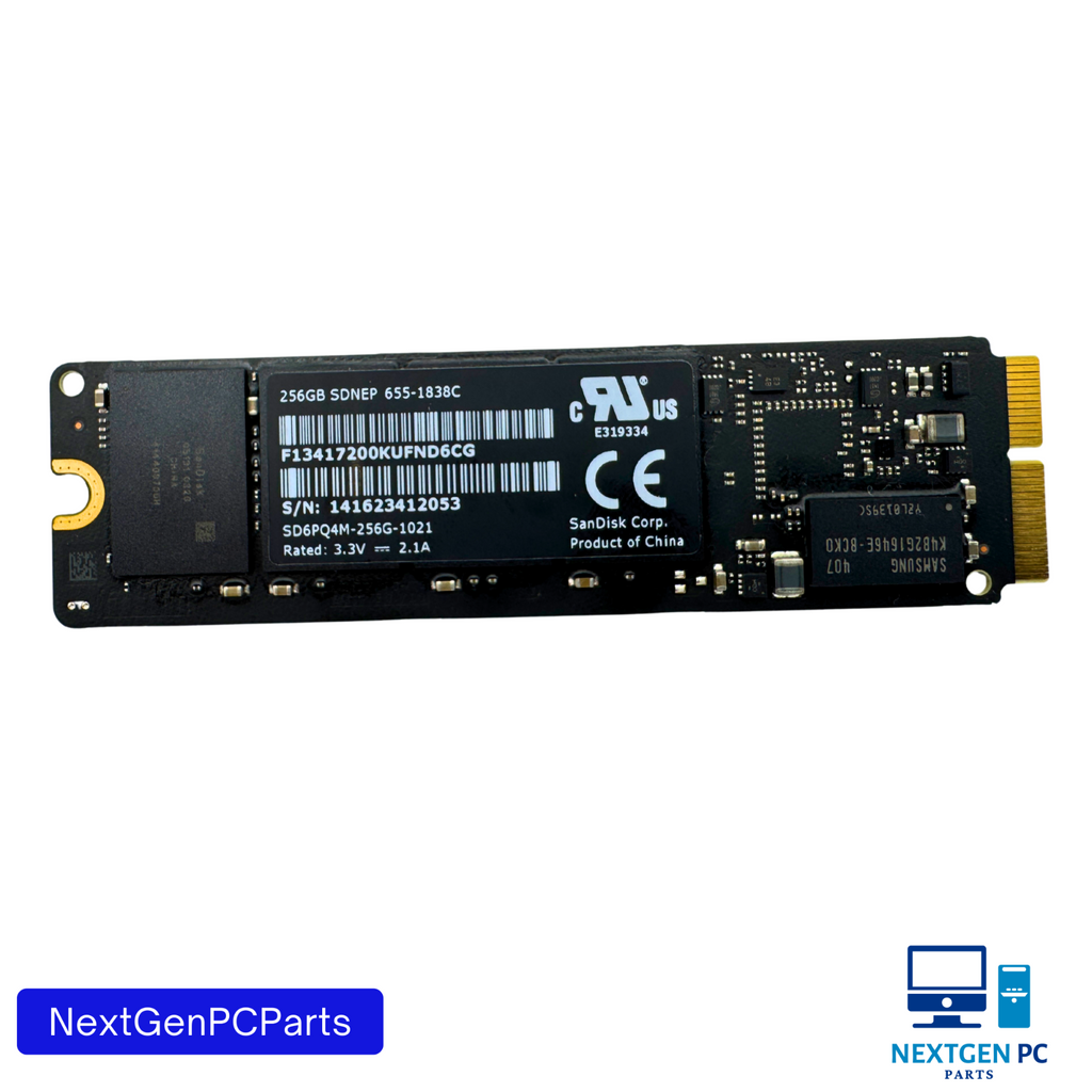 Apple / SanDisk SD6PQ4M-256G-1021 655-1838C 256GB SDNEP SSD Solid State
