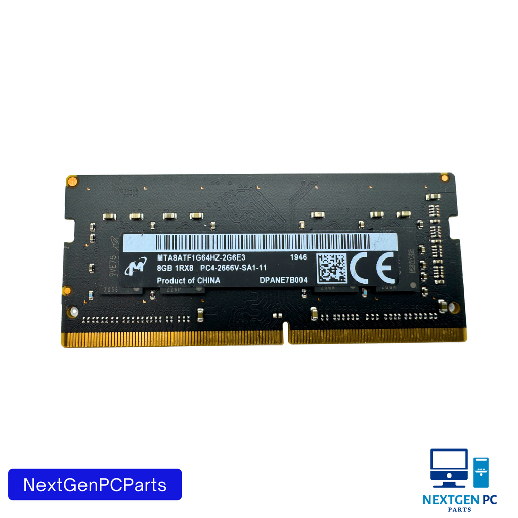 Micrón - MTA8ATF1G64HZ-2G6E3 - 2x8GB (16GB) - 1RX8 PC4-2666V-SE1-11 - DDR4 RAM