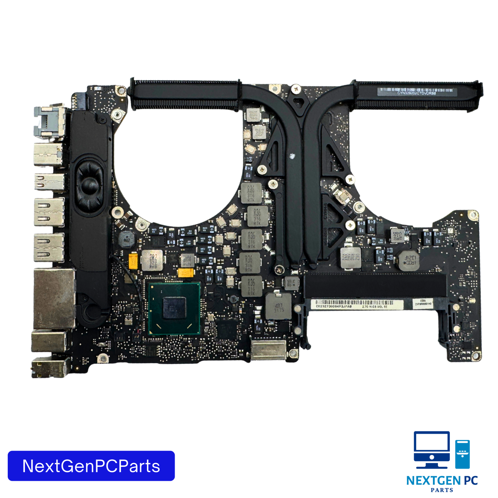 Apple MacBook Pro A1286 15" Logic Board i7-3820QM @2.7GHz 820-2330-B - Mid 2012