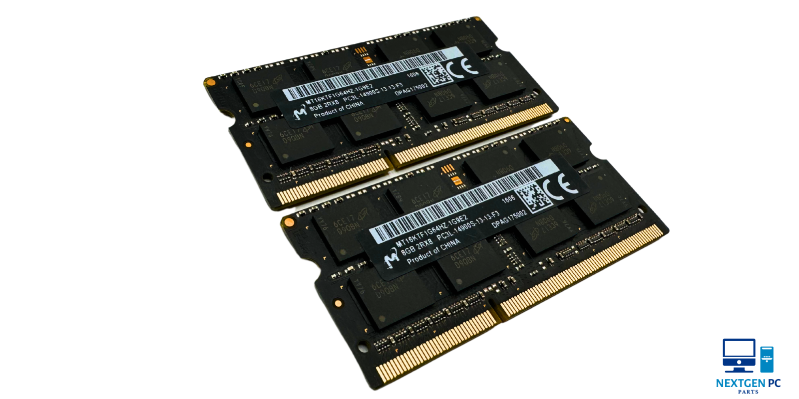 Micron 16GB 2X8GB DDR3L 2RX8 1600MHz PC3L-12800S 204pin Laptop Memory RAM Apple