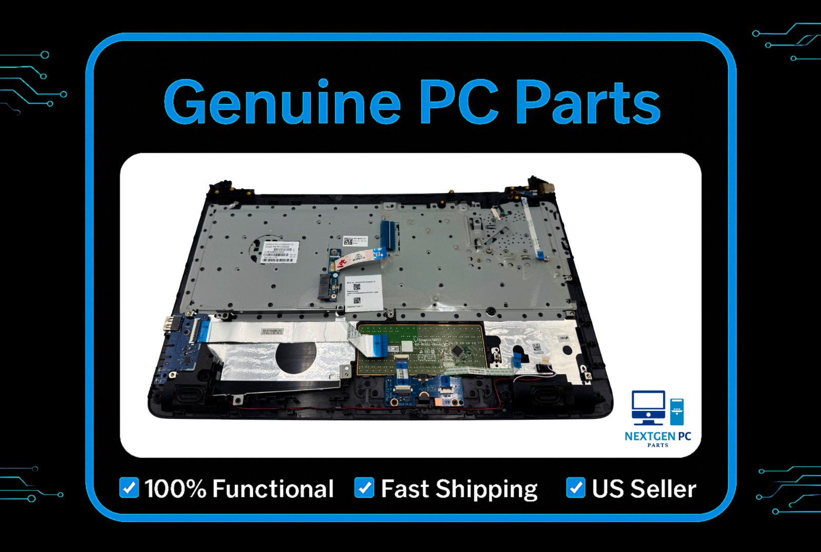 HP 255 G5 15.6" Genuine Palmrest w/Keyboard Touchpad