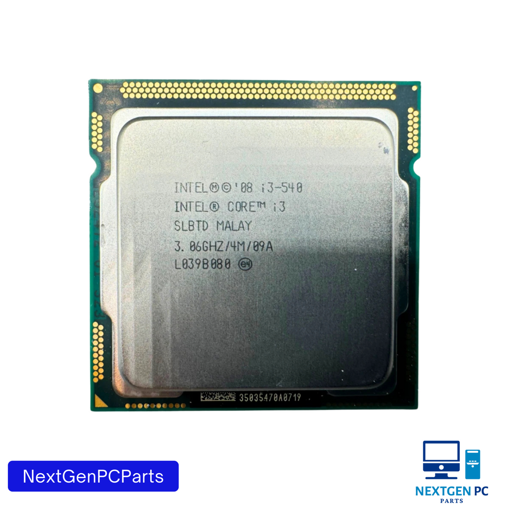 ntel Core i3-540 3.06GHz 2.5 GT/s LGA1156 Desktop CPU Processor SLBTD