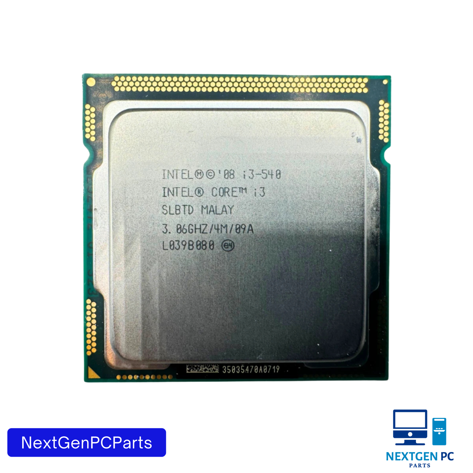 ntel Core i3-540 3.06GHz 2.5 GT/s LGA1156 Desktop CPU Processor SLBTD