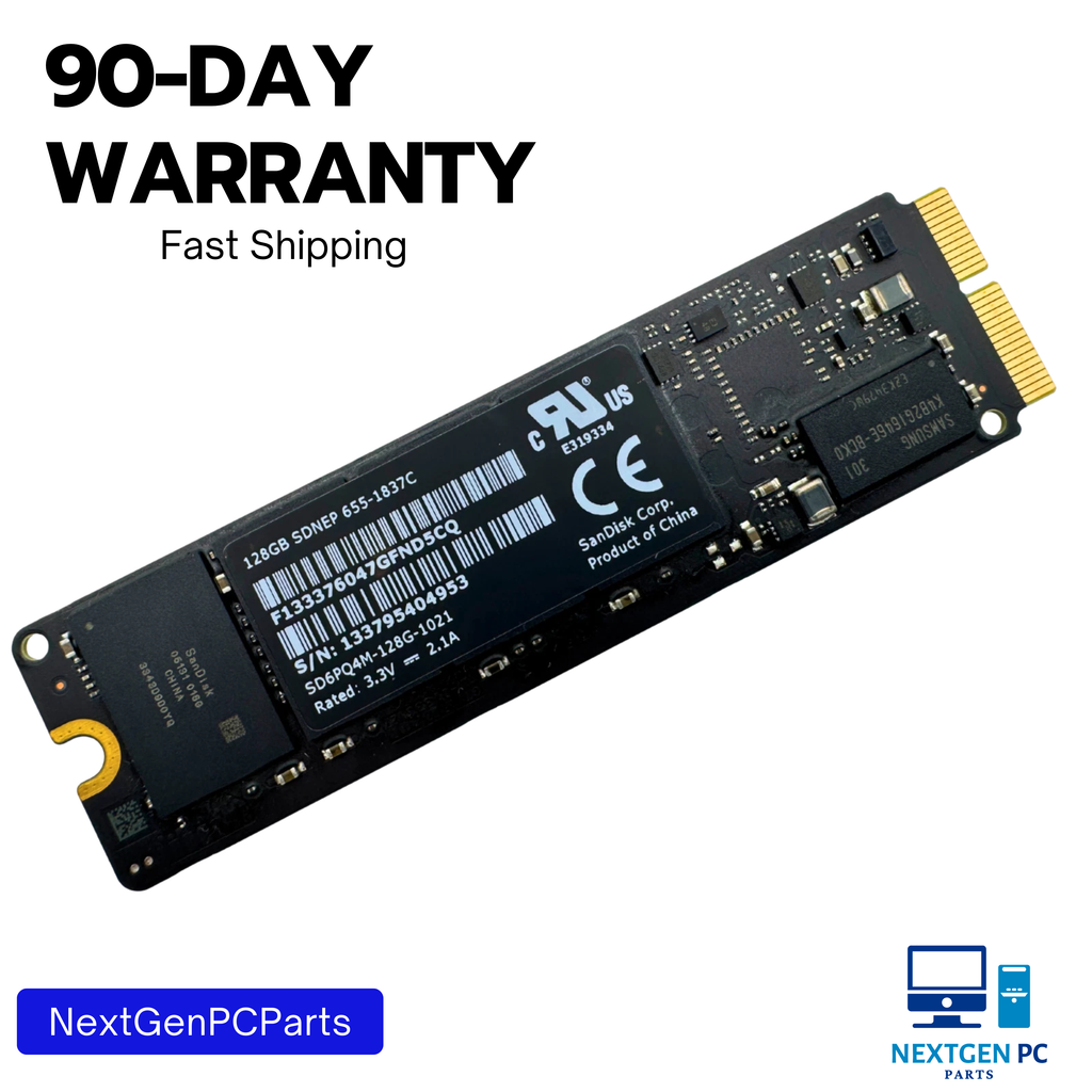 SanDisk 128GB SSD 655-1837C 655-1837D Pro Air 2013 2014 2015 A1466/A1502/A1398