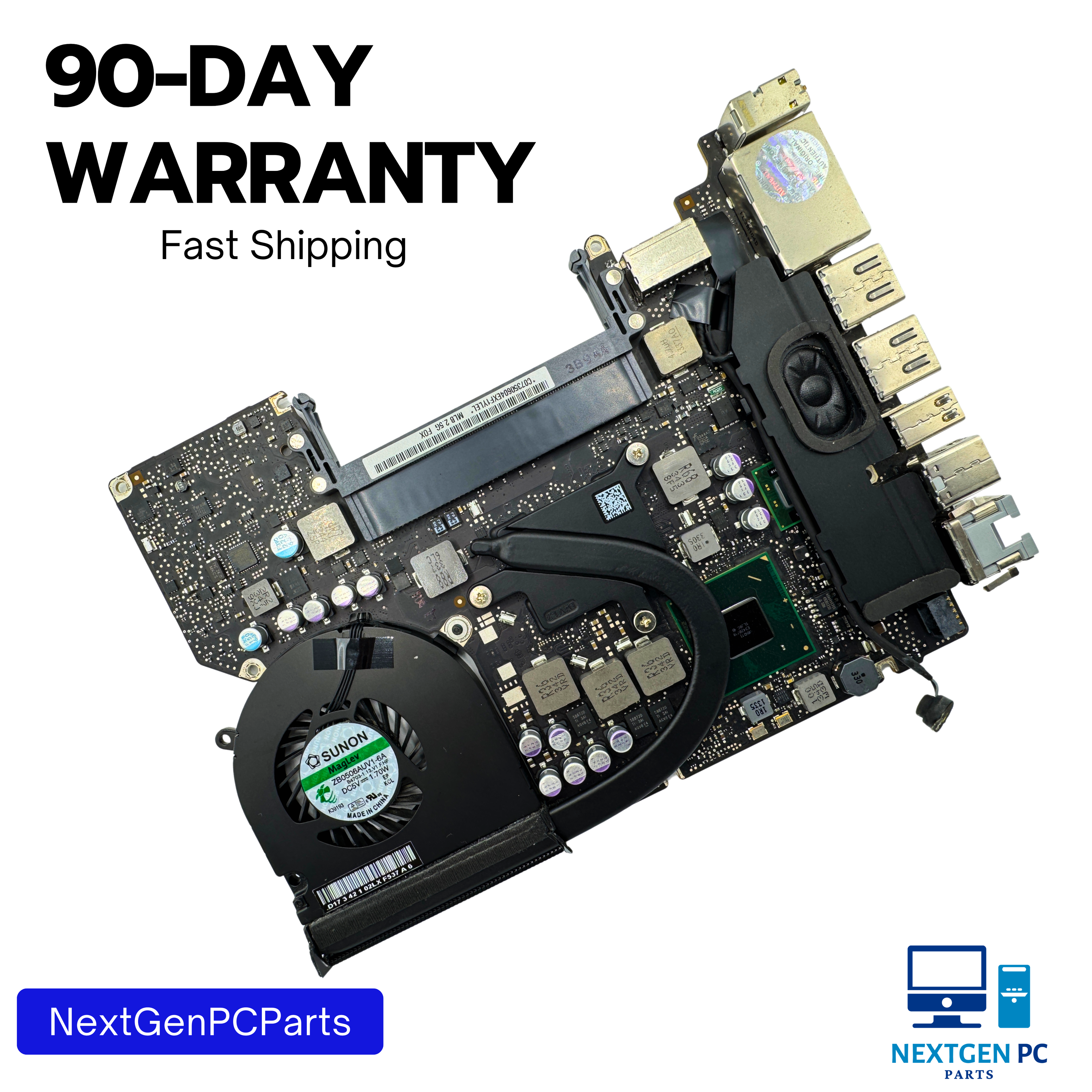 Apple MacBook Pro 13" A1278 i5 2.5GHz Logic Board 820-3115-B Mid 2012 - Nextgenpcparts.com