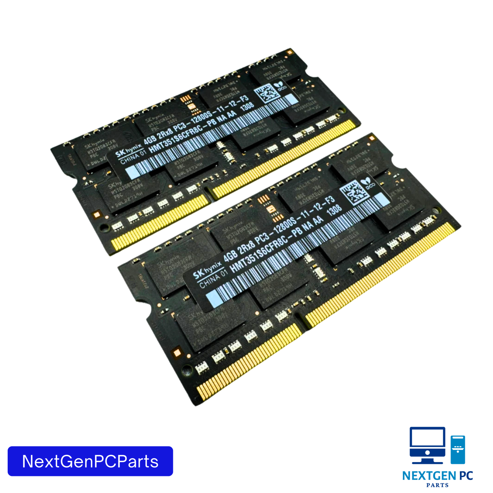 Apple SK Hynix 8GB (2X4GB) DDR3 2RX8 PC3-12800S HMT351S6CFR8C-PB Memory RAM