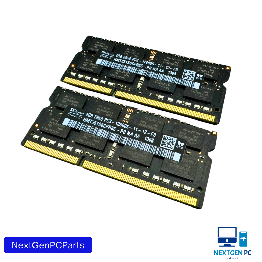 Apple SK Hynix 8GB (2X4GB) DDR3 2RX8 PC3-12800S HMT351S6CFR8C-PB Memory RAM