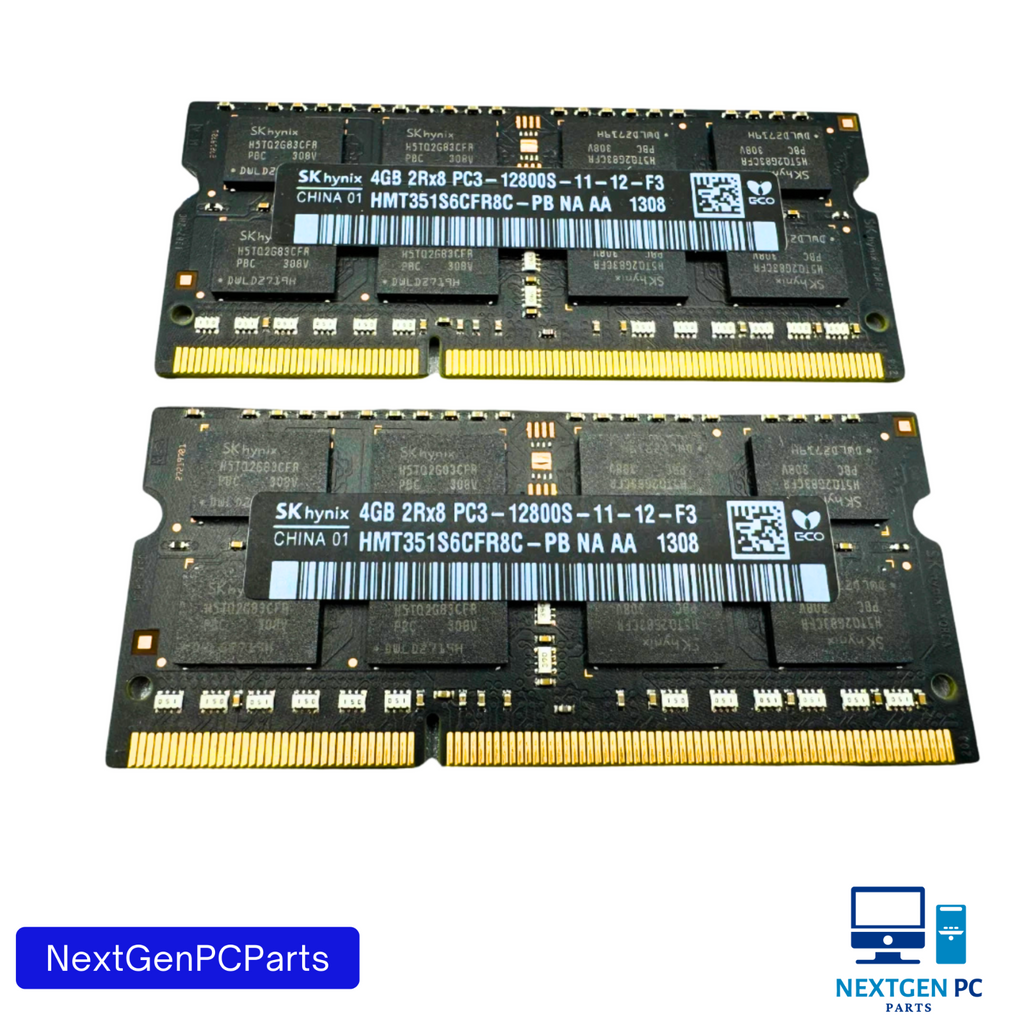 Apple SK Hynix 8GB (2X4GB) DDR3 2RX8 PC3-12800S HMT351S6CFR8C-PB Memory RAM