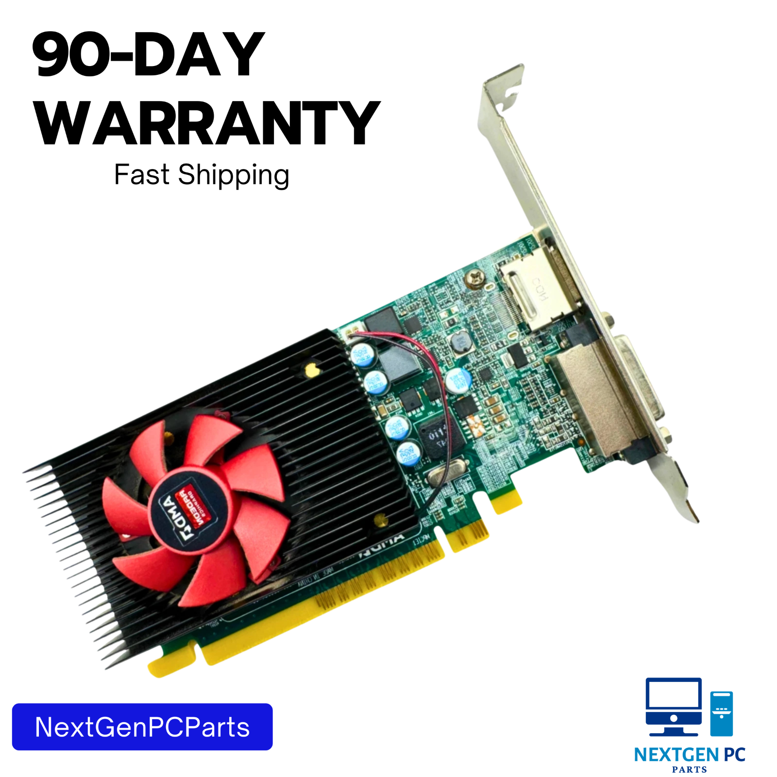 AMD Radeon 1GB PCIe Graphics Video Card 109-C86957-00 High Profile – Tested