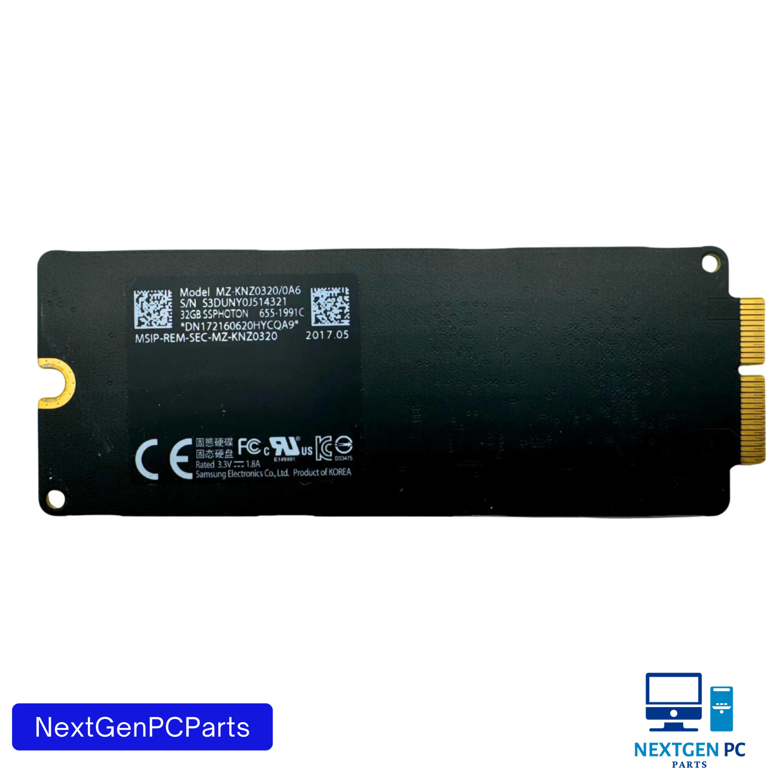 Apple Samsung 32GB SSD 655-1991C for iMac Mac mini 2015 2017 MZ-KNZ0320/0A6
