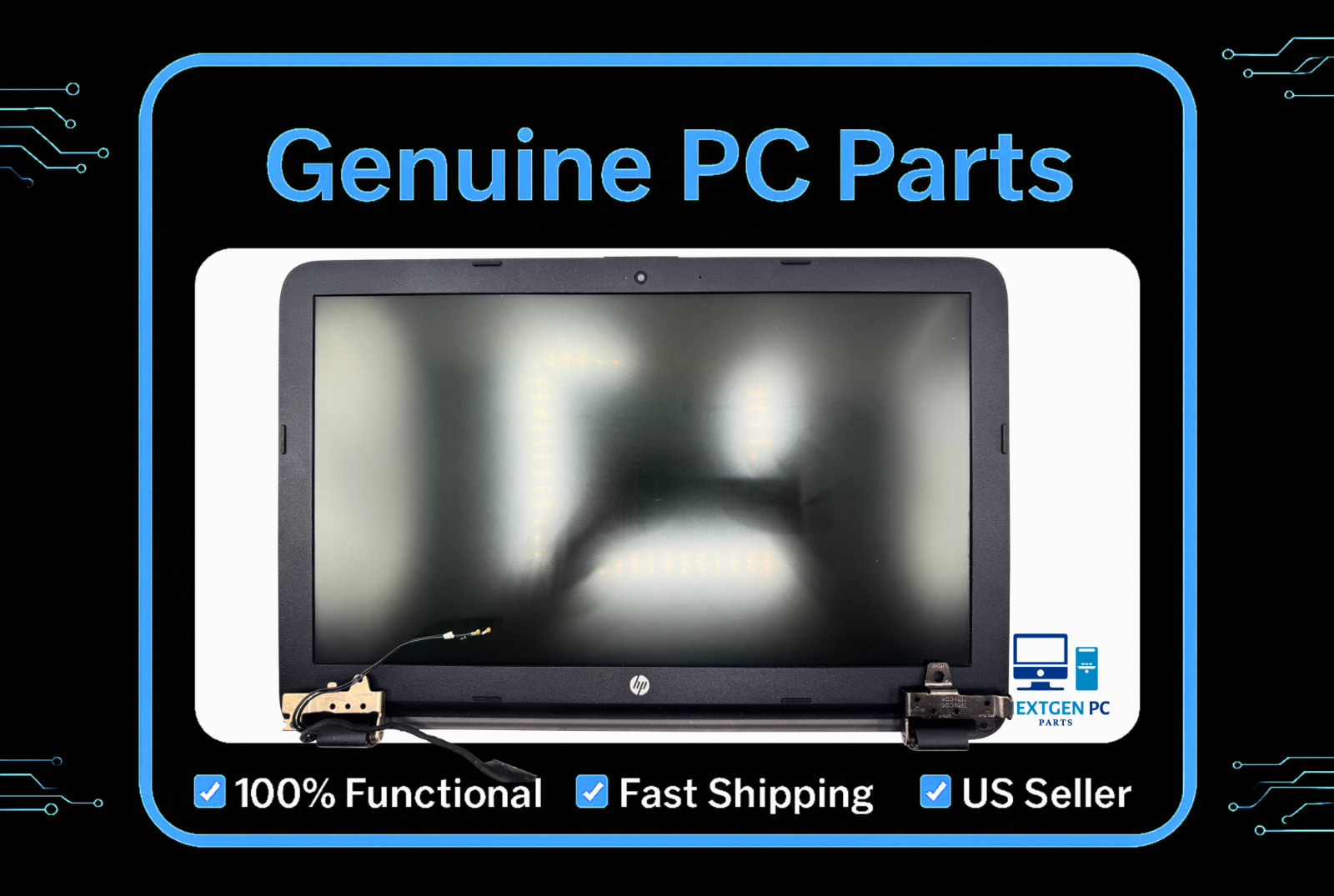 HP 15.6" 255 G5 Laptop Matte HD LCD Screen Complete Assembly