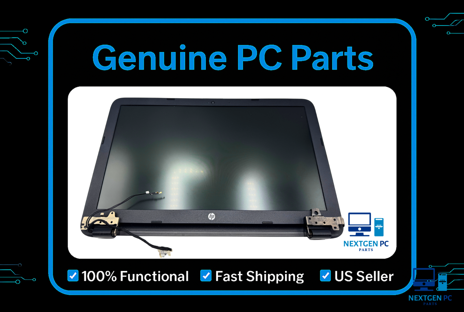 HP 15.6" 255 G5 Genuine Laptop Matte HD LCD Screen Complete Assembly