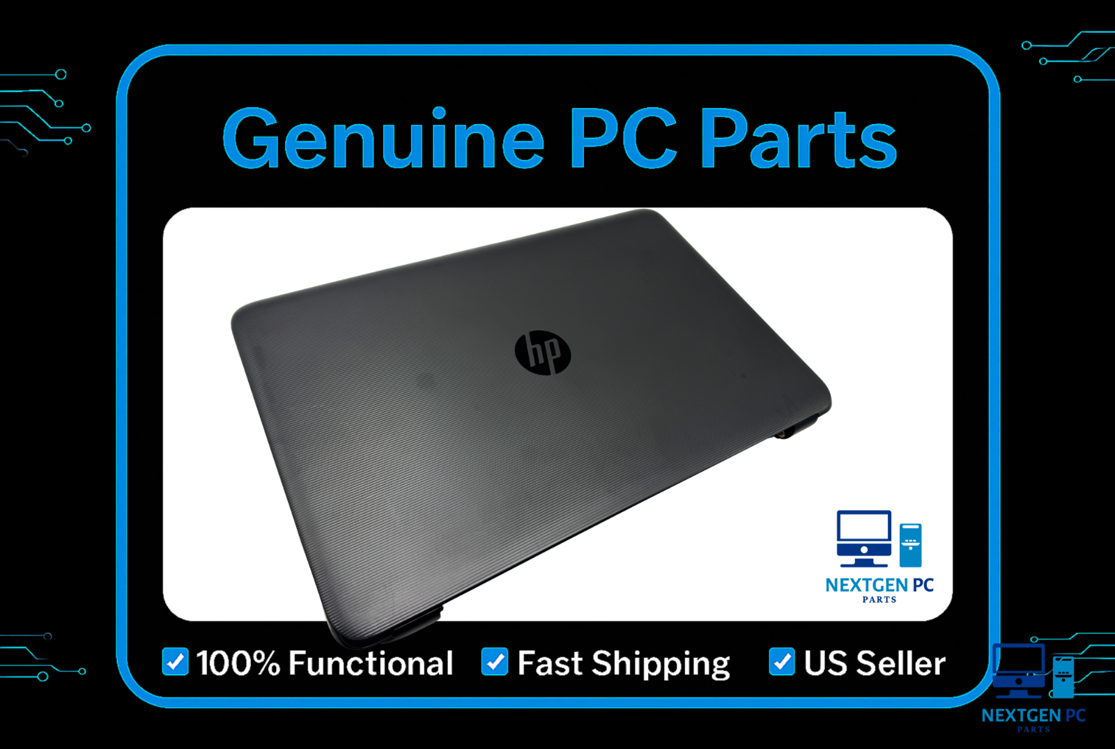 HP 15.6" 255 G5 Laptop Matte HD LCD Screen Complete Assembly