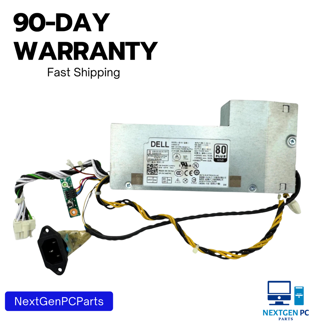 Dell Inspiron 23 5348 OptiPlex 9030 D185EA-00 185W Switching Power Supply 0467PC