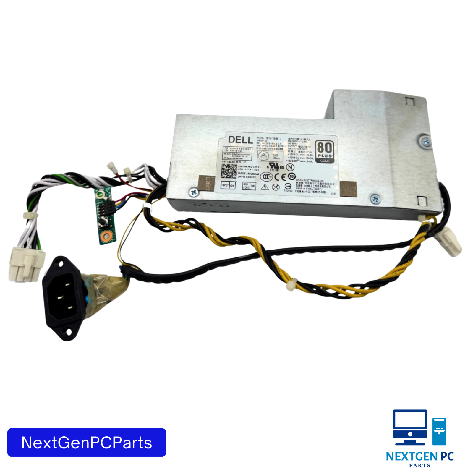 Dell Inspiron 23 5348 OptiPlex 9030 D185EA-00 185W Switching Power Supply 0467PC