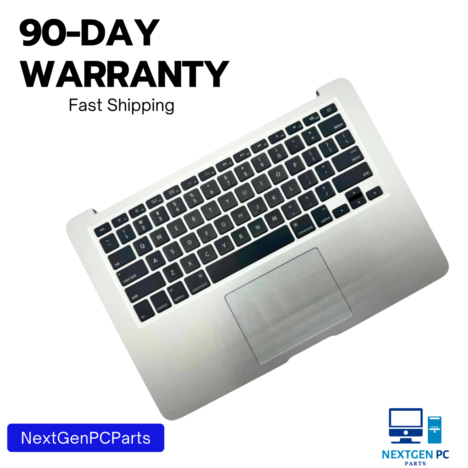 Apple MacBook Air A1466 13.3" Top Case Keyboard Palmrest 2013-2017 Grade A