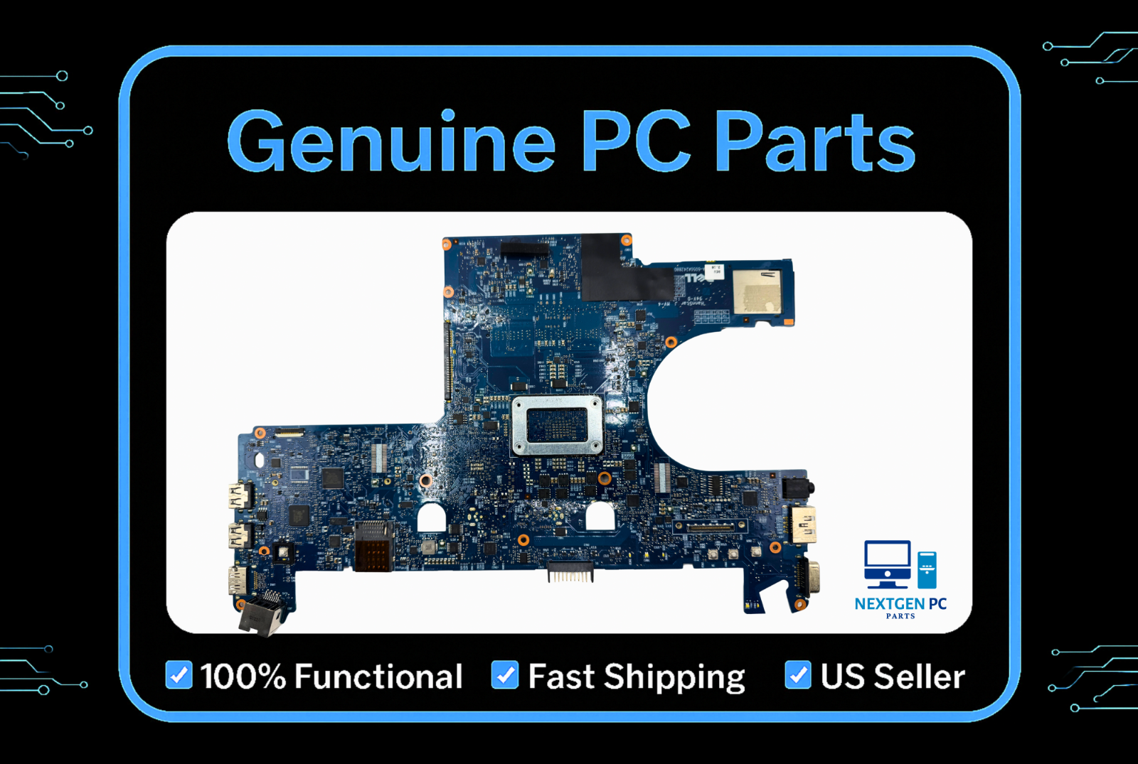 Dell Latitude E6220E Intel Core I7-2620M CPU 2.70GHz Motherboard 05YKV9