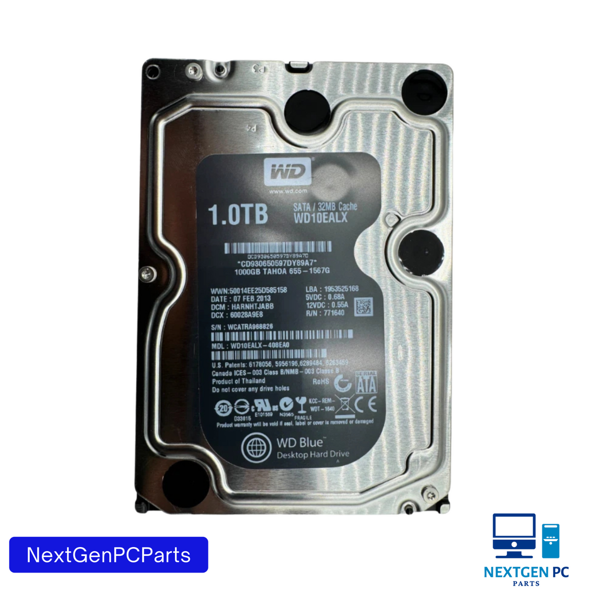 Western Digital WD Blue WD10EALX 1TB 3.5" SATA III Desktop Hard Drive Tested